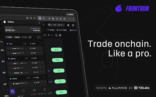I-download ang Frontrun para sa Solana Trading – AI Co-pilot - Screenshot 1