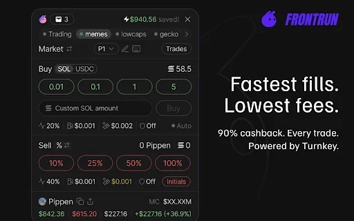 I-download ang Frontrun para sa Solana Trading – AI Co-pilot - Screenshot 3