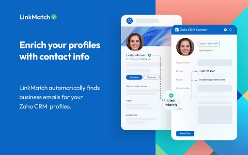 LinkMatch Para sa Zoho CRM – Pinakamahusay na Integration Tool - Screenshot 2
