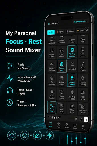 I-download ang CodeFlow: Focus, Sleep ASMR – Makamit ang Focus - Screenshot 1