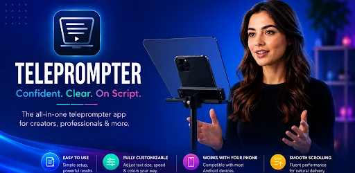 I-download ang Teleprompter & Video Prompter – Libreng Script Tool - Screenshot 1