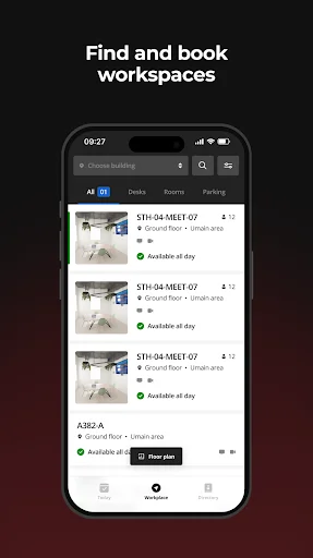 I-download ang Workplace Booking App – Matalinong Solusyon sa Opisina - Screenshot 2