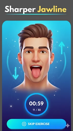 I-download ang Jawline And Face Exercise App – Pabilisin ang Panga - Screenshot 19