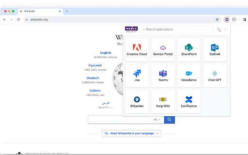 I-download ang Menlo Security – Secure na Browser Extension - Screenshot 1