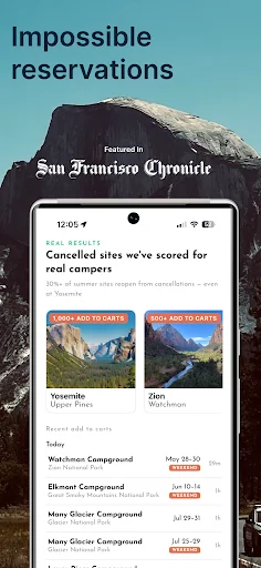 I-download ang Campsite Tonight – Kumuha ng Camping Slot Agad - Screenshot 1