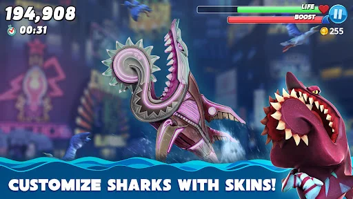 I-download ang Hungry Shark World – Maging Hari ng Karagatan! - Screenshot 3