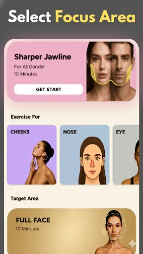 I-download ang Jawline And Face Exercise App – Pabilisin ang Panga - Screenshot 18