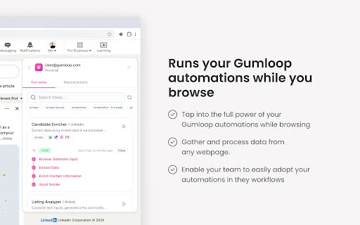 I-download ang Gumloop Chrome Extension – AI Automation Tool - Screenshot 1