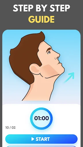 I-download ang Jawline And Face Exercise App – Pabilisin ang Panga - Screenshot 4