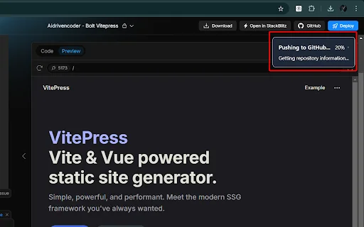 Bolt to GitHub Extension: I-automate ang Iyong Workflow - Screenshot 4