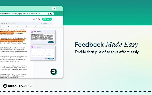 Brisk Teaching AI Assistant – Tipid-Oras na Tool para sa mga Guro - Screenshot 4