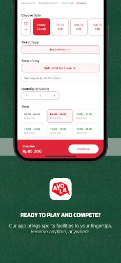 I-download ang Ayola App – Mag-book ng Sport Halls nang Mabilis - Screenshot 12