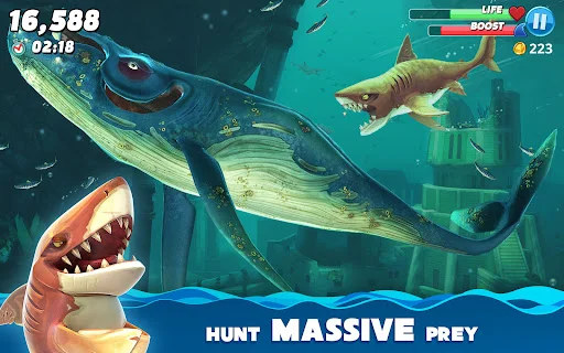 I-download ang Hungry Shark World – Maging Hari ng Karagatan! - Screenshot 11