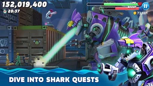 I-download ang Hungry Shark World – Maging Hari ng Karagatan! - Screenshot 6