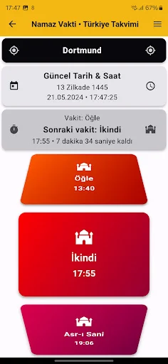 I-download ang Türkiye Takvimi: Prayer Time at Qibla App - Screenshot 2