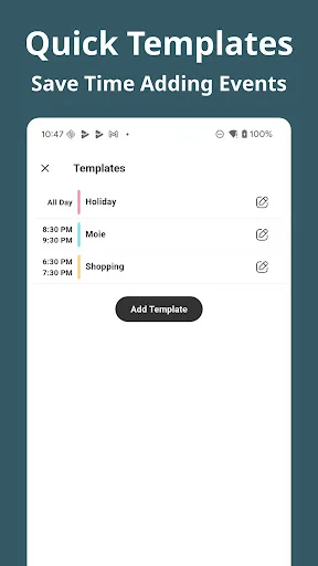I-download ang Simple Calendar: Clean & Minimal – Mahusay na Scheduler - Screenshot 3
