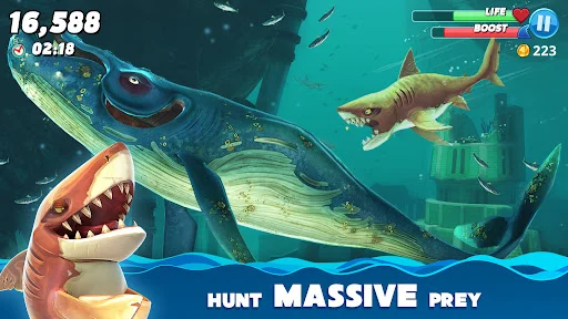 I-download ang Hungry Shark World – Maging Hari ng Karagatan! - Screenshot 5