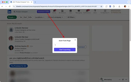 Profile Scraper for LinkedIn – I-download ang Pinakamahusay na Tool - Screenshot 3