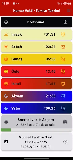 I-download ang Türkiye Takvimi: Prayer Time at Qibla App - Screenshot 1