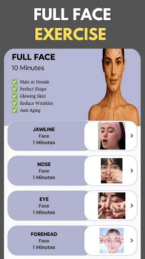 I-download ang Jawline And Face Exercise App – Pabilisin ang Panga - Screenshot 23