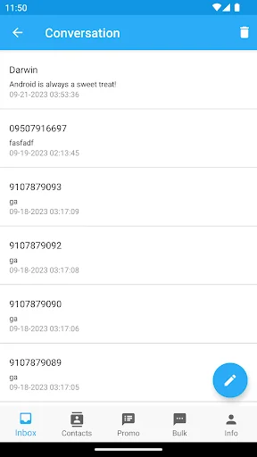 I-download ang Bulk Messages from Excel/CSV – Mabilis na SMS Tool - Screenshot 2
